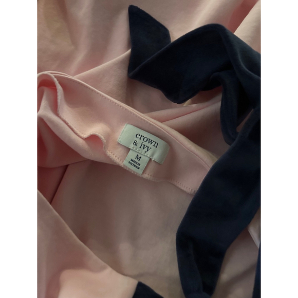 Women's Crown & Ivy Pink Long Sleeve Top Size M - Picture 6 of 6